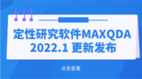 定性研究軟件MAXQDA 2022.1 更新發布