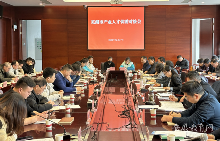 安徽芜湖市大力推进产业人才供需对接