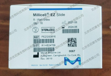 Merck millipore/默克密理博 Millicell EZ SLIDE 8-well glass, sterile PEZGS0816