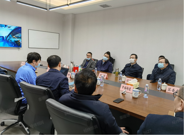 南通市委常委、區委書記劉浩率隊赴江蘇涵潤走訪慰問
