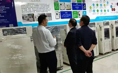 湖南通道縣縣長及領導蒞臨廣東宏展考察