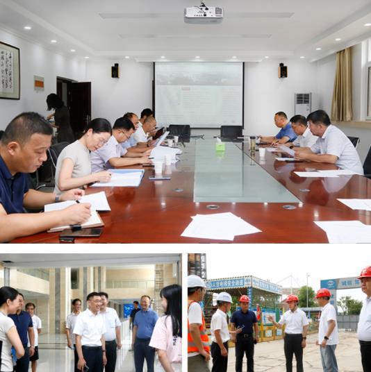 淮北師范大學黨委書記張立馳帶隊調研濱湖校區建設并檢查秋季學期學生返校工作