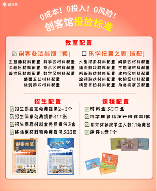 免費領取創客木藝館一套實現幼兒園增收