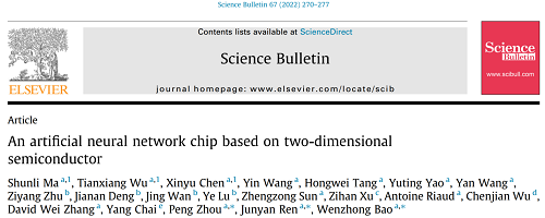 小型台式无掩膜直写光刻系统助力一篇Science子刊！人工神经网络芯片领域新成果