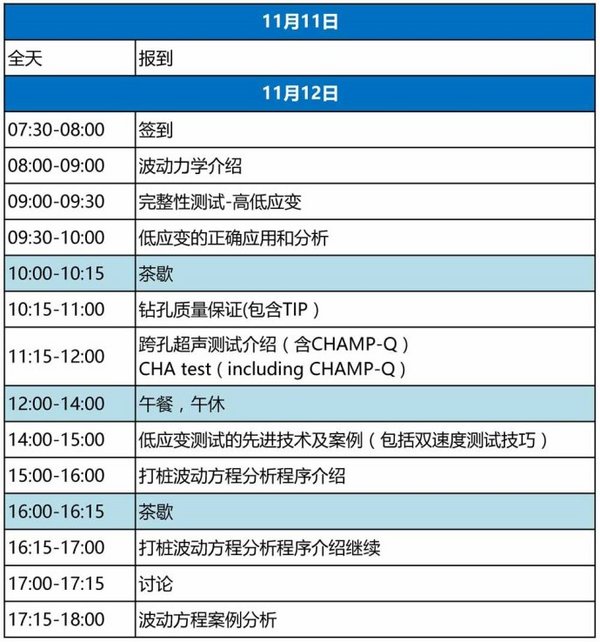 二號通知｜中國基樁檢測DMAPT中國考證班