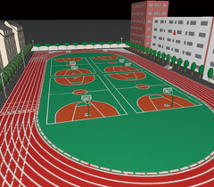 上海市静安区升级学校体育场地灯光设施
