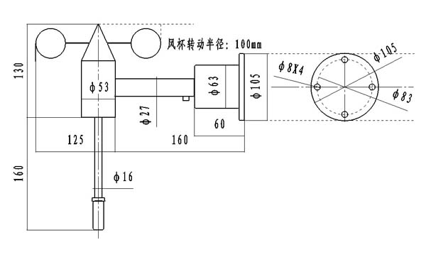 北京便携履带吊风速仪生产