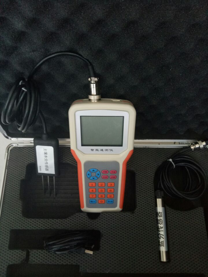 土壤温度水分盐分测定仪+土壤温湿度仪+土壤监测站