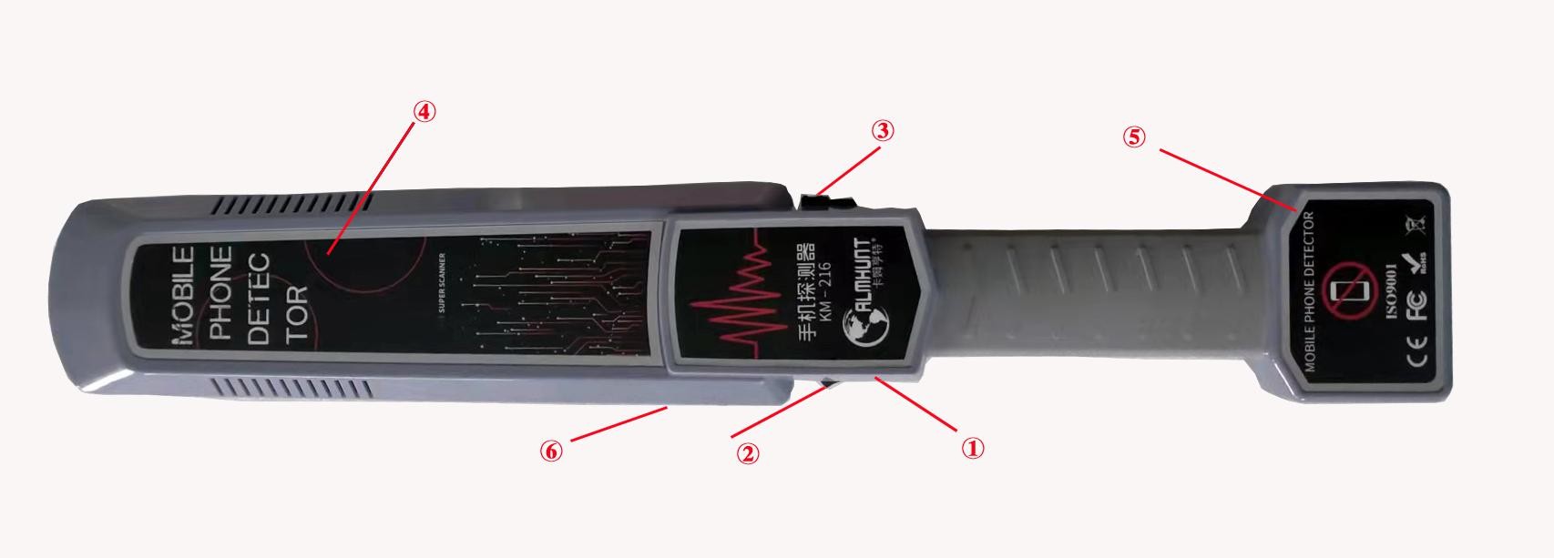 卡姆亨特km216新款手機探測器